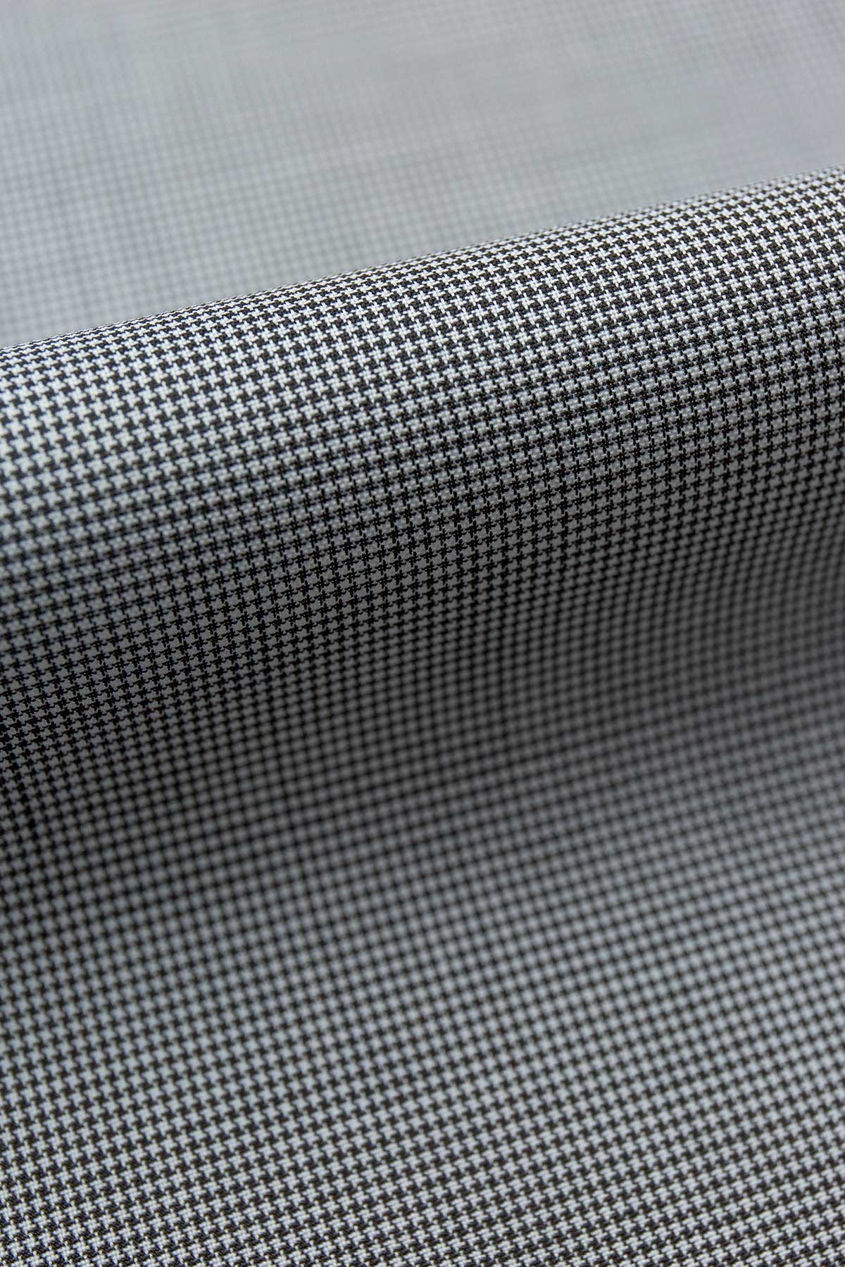Celine 120s Black Mini Houndstooth Fabric - Image 3