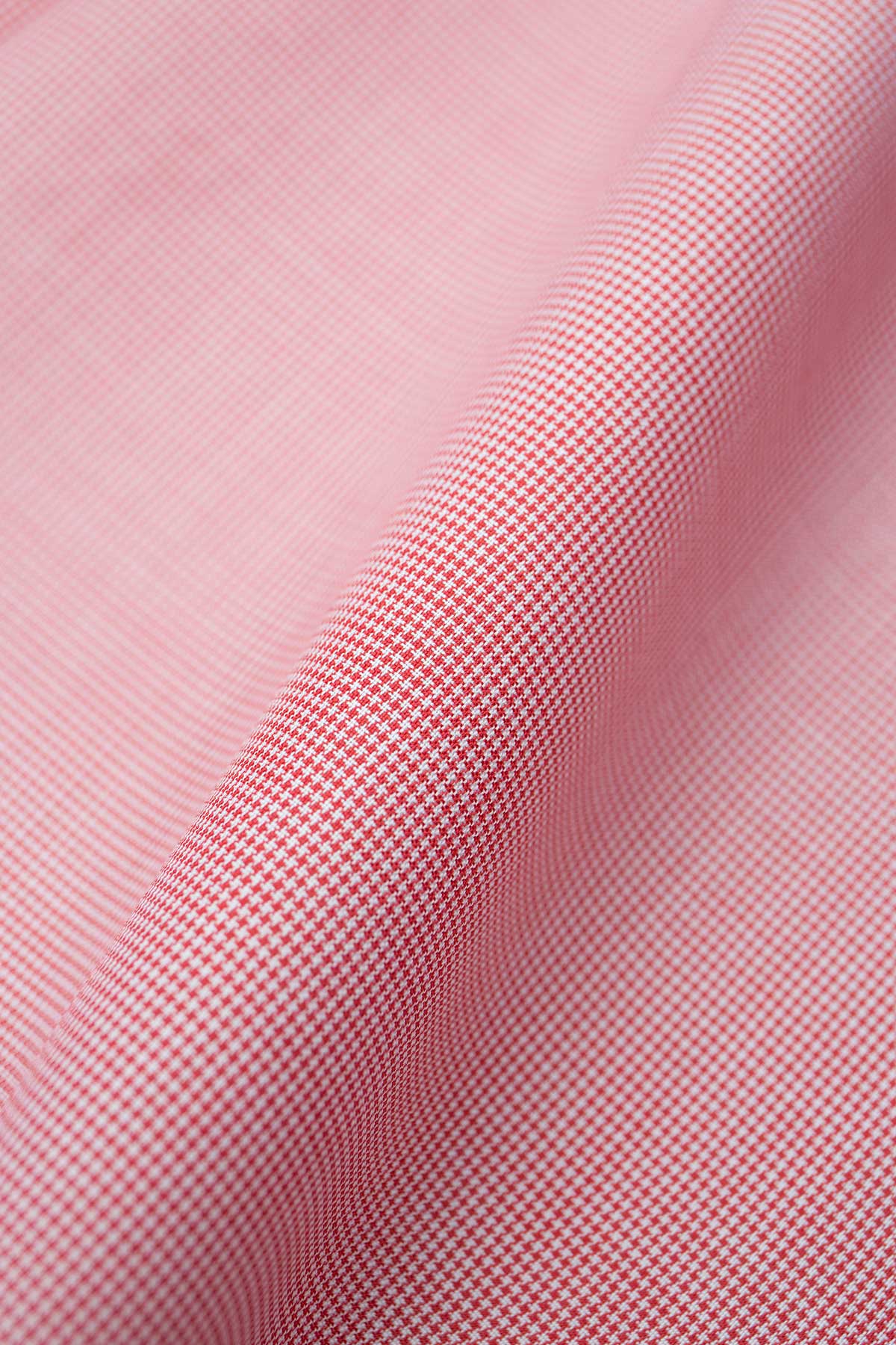 Eros 120s Red Mini Houndstooth Shirt - Image 5