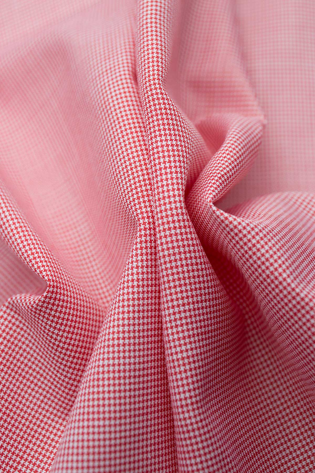 Eros 120s Red Mini Houndstooth Shirt - Image 6