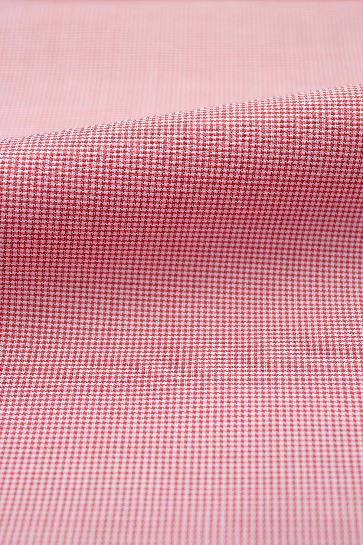 Eros 120s Red Mini Houndstooth Fabric - Image 3