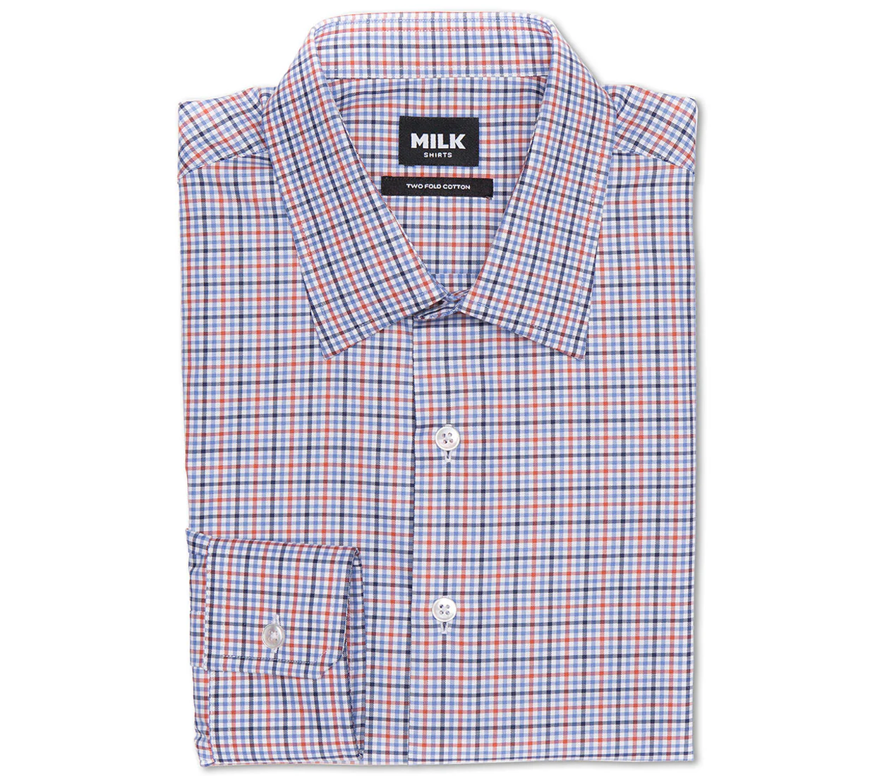 Jordan 100s Red Blue Check Shirt - Image 3