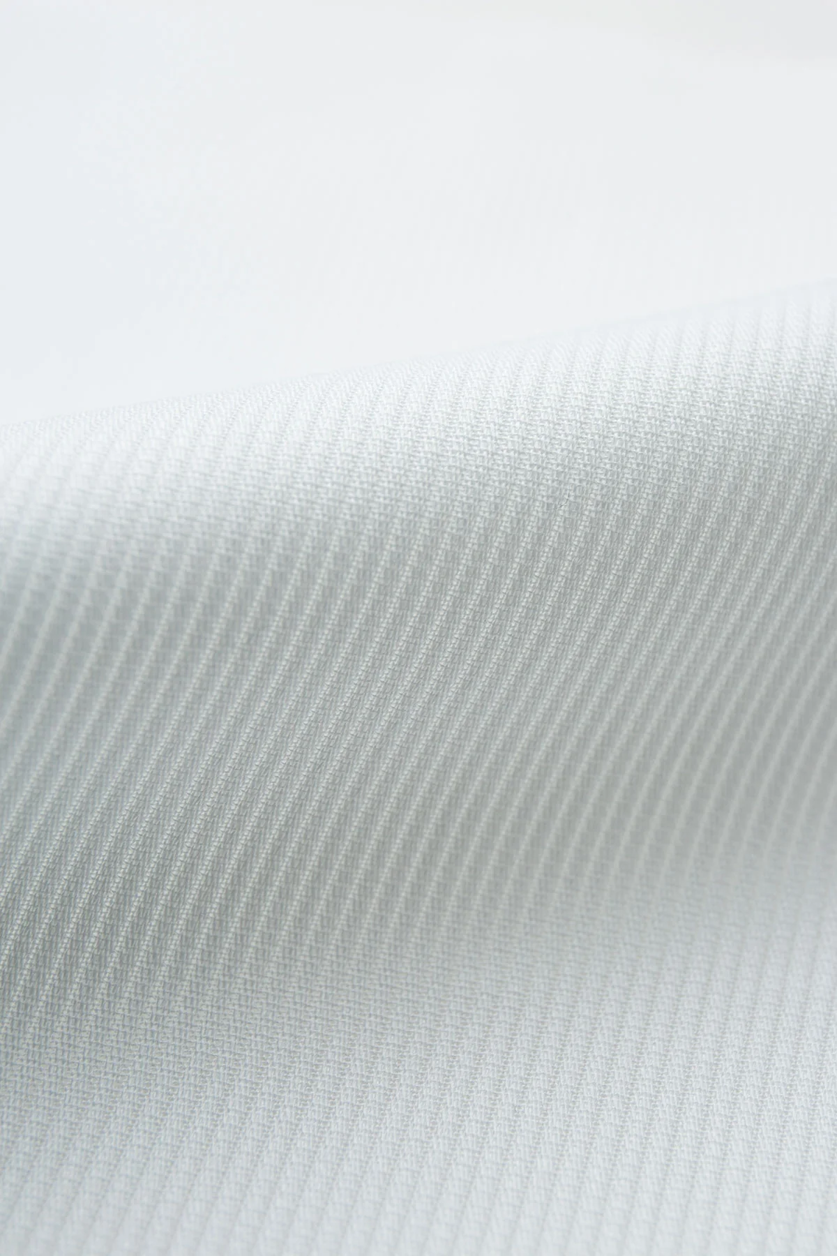 Mason White Ribbed Piquet Fabric - Image 3