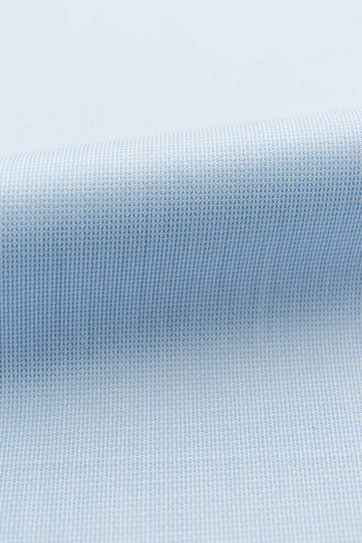 Poker 100s Light Blue Dobby Fabric - Image 3