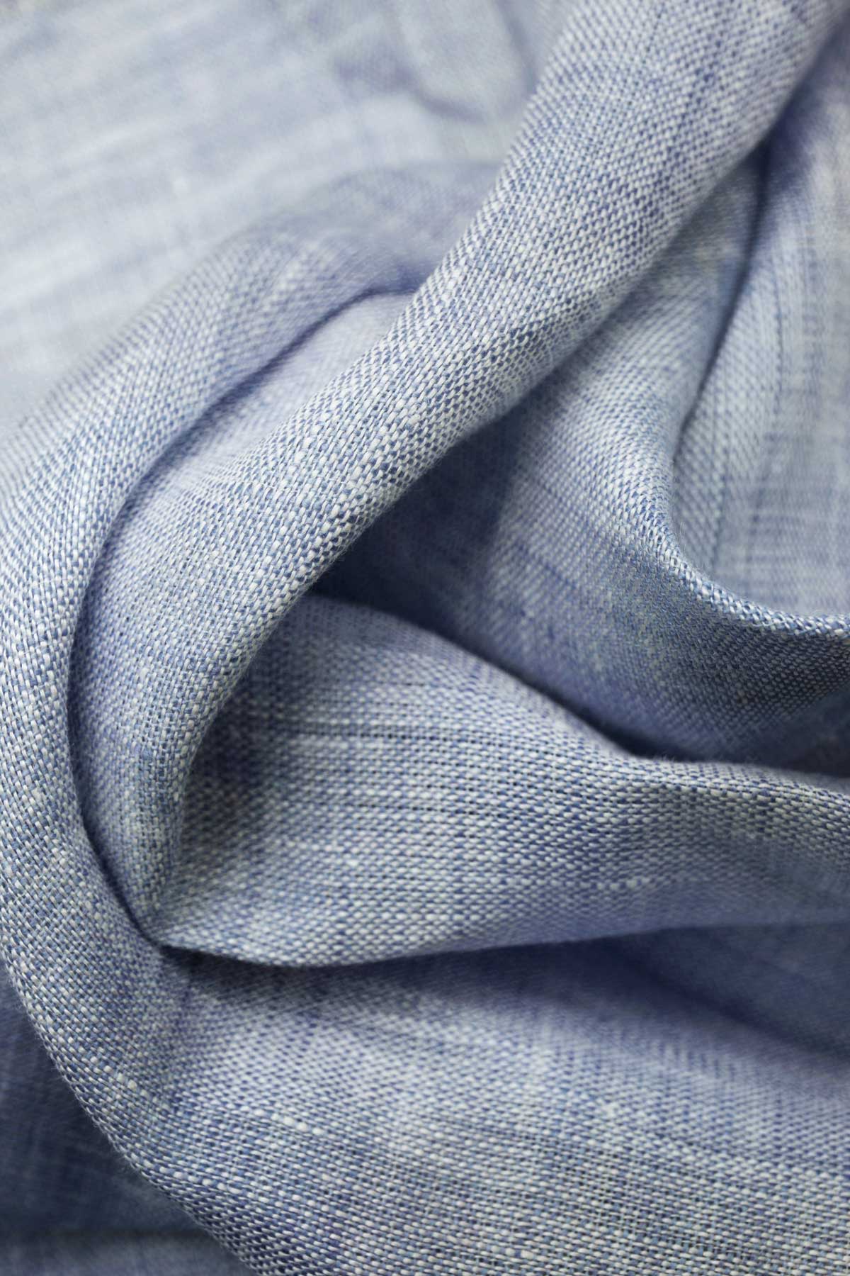 Portofino Light Blue Linen Shirt - Image 6