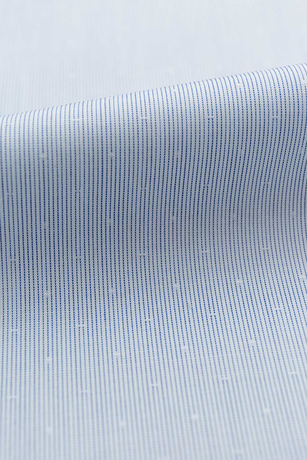 Tetra 100s Light Blue Dobby Fabric - Image 3