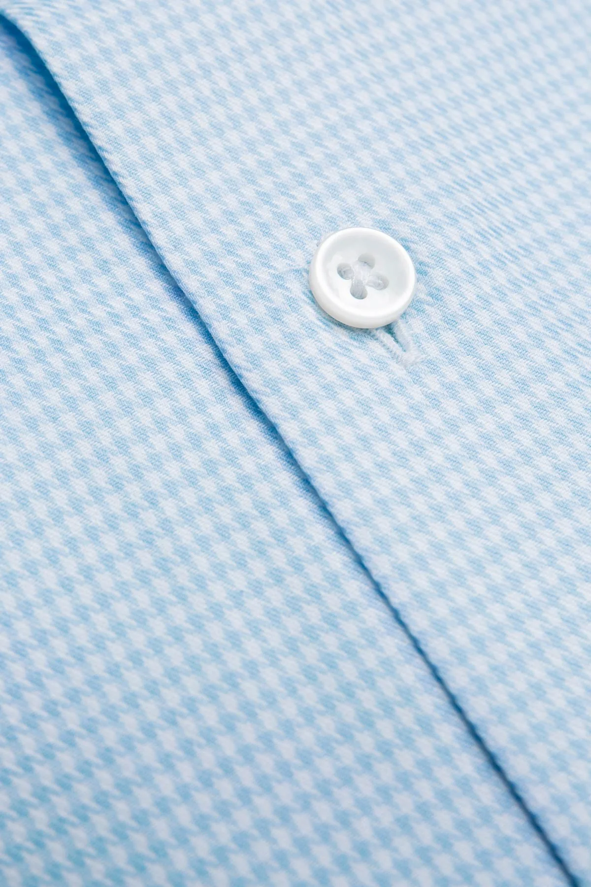 Vevo 100s Light Blue Houndstooth Shirt - Image 4