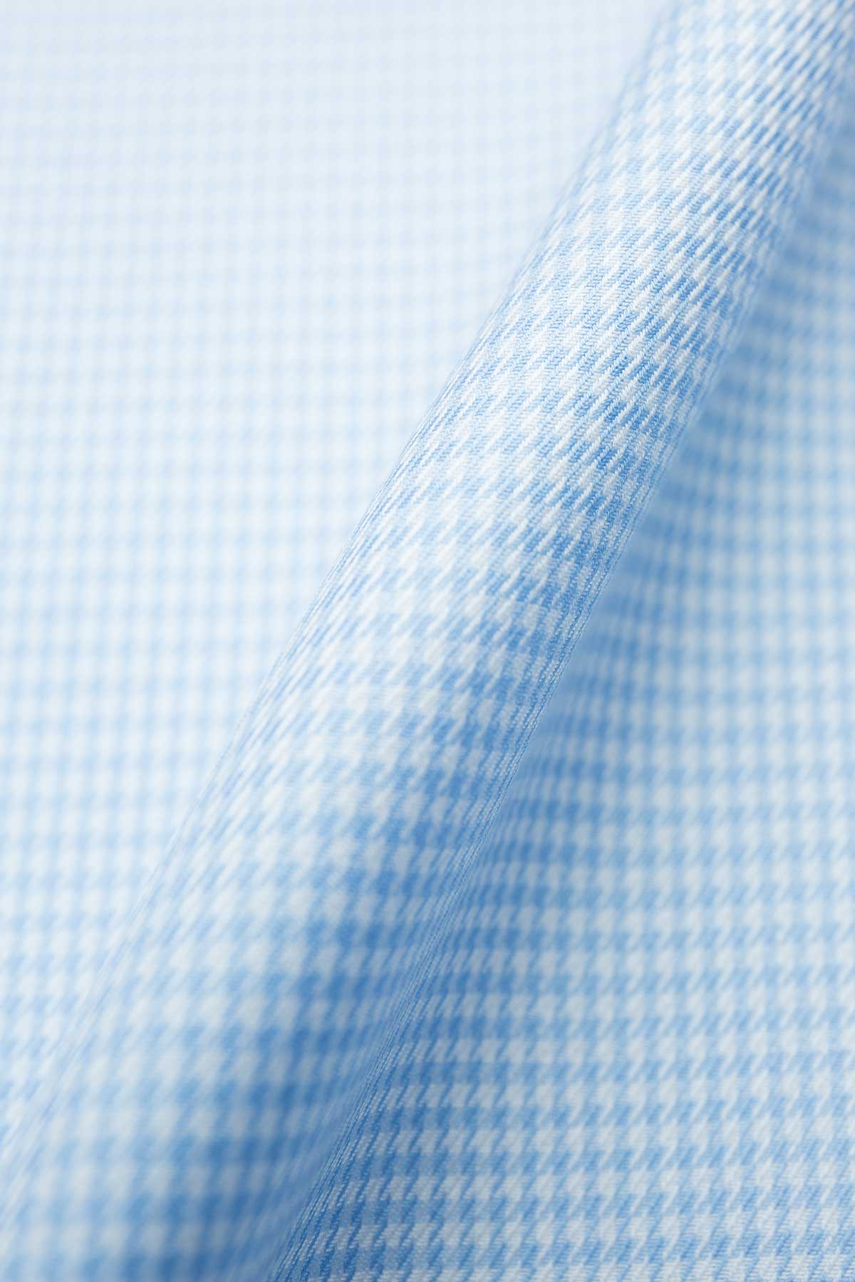 Vevo 100s Light Blue Houndstooth Shirt - Image 5