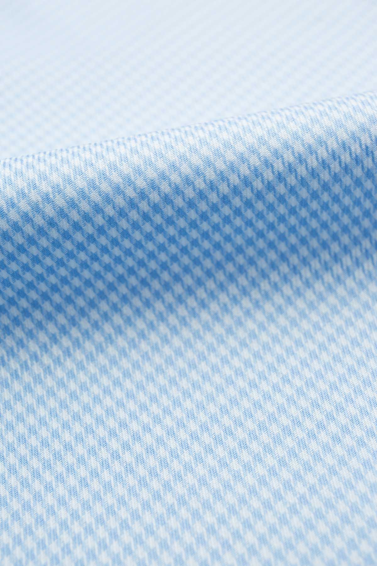 Vevo 100s Light Blue Houndstooth Shirt - Image 7